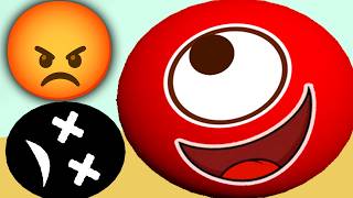 Hungry Balls Fails vs Pro Tricks (Angry Player) Android / iOS Gameplay Walkthrough screenshot 1