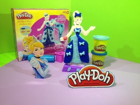 play doh princess dress maker Making Play Doh Dresses for Disney Princesses | Rainbow Mermaids