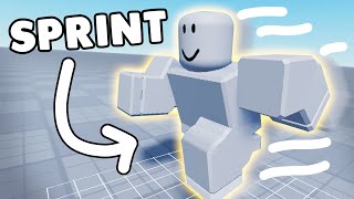 How To Add SPRINT in ROBLOX STUDIO with CODE (Beginner Friendly Shift to Sprint Tutorial)