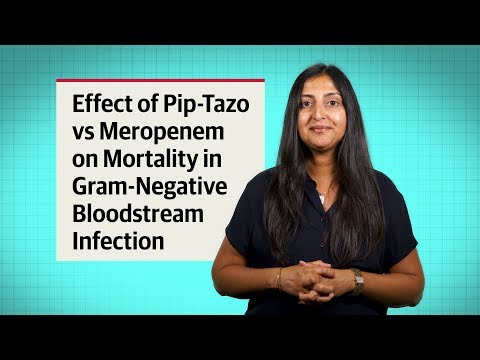 Effect of Pip-Tazo vs Meropenem on Mortality in Gram-Negative Bloodstream Infection