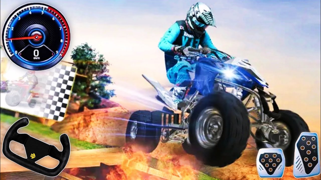 Quad Bike Racing Simulator - Offroad Crazy ATV Bike Stunts - Android Gameplay #2