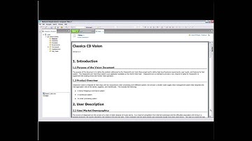 Rational Requirements Composer