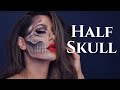 Half Skull Halloween Tutorial- CHRISSPY