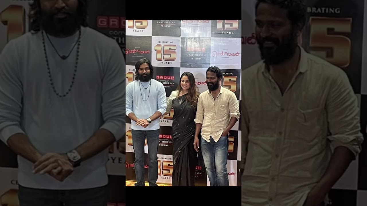 Polladhavan Remake? Dhanush and Divya and Vetrimaran reunite after 15 years🔥 