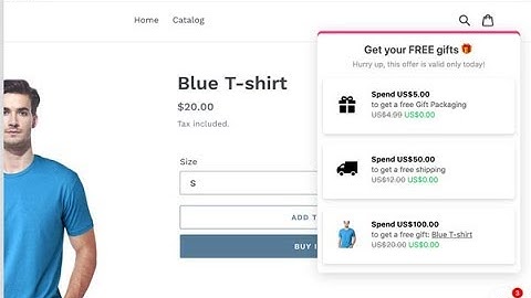 Gift Box – How to create your first free gift on Shopify