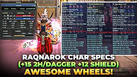 FASTEN YOUR SEATBELTS! | Raqnarok Char Specs | Silkroad Online ISRO Palmyra
