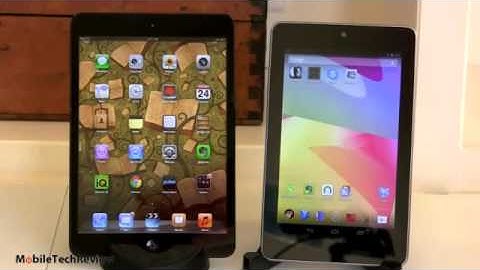 iPad mini vs Nexus 7 Comparison Smackdown