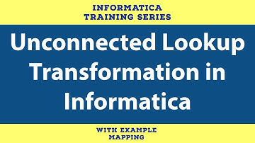 Unconnected lookup Transformation in Informatica
