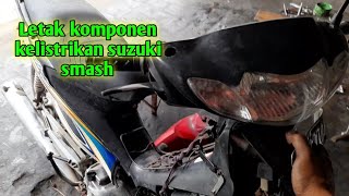 Electrical Component Locations on Suzuki Smash @Andiemotor