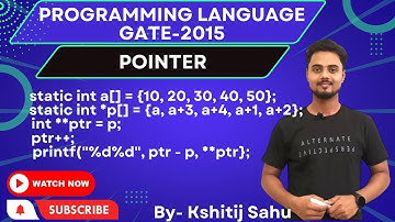 Programing Language GATE-2015 Problem Solution