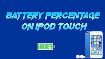 How to get Battery Percentage on iPod 6th generation (IOS 11)