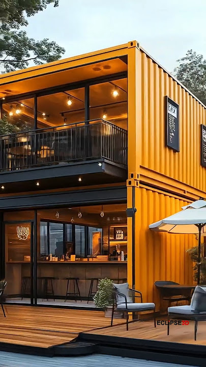 Download lagu This Stunning Container Cafe Will Blow Your Mind! 🚢✨#ContainerCafe #ShippingContainerDesign #shorts
