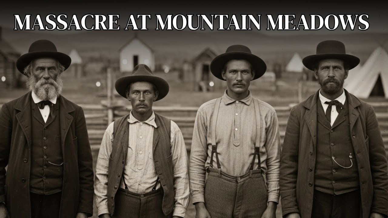 Massacre at Mountain Meadows Camp: 4 Wagon Train Leaders Dismembered at Dawn in 1857