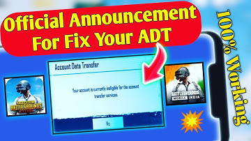 Account Ineligible To Transfer In BGMI Your Account is Currently Ineligible for The Account Transfer