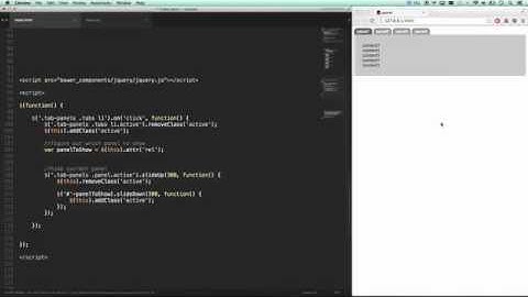 jQuery Tutorial #5   Building a jQuery Tab Panel Widget   YouTube