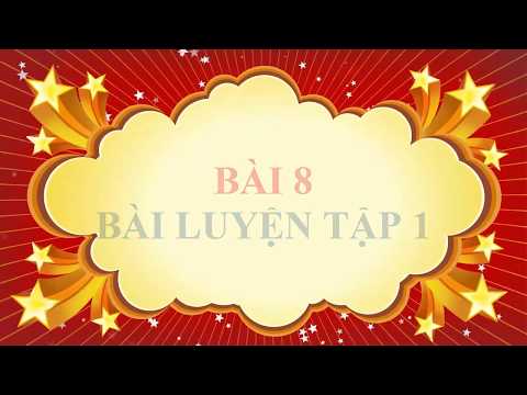 Hóa học lớp 8 - Bài 8 - Bài luyện tập 1