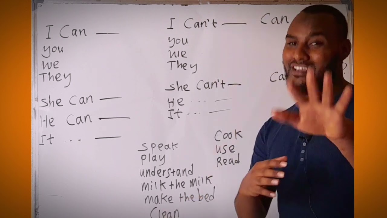 English with Afaan oromo How to talk about Ability