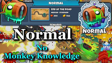 Bloonarius Normal Tutorial  - No Monkey Knowledge - | End Of The Road | (BTD6)