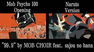 [ COMPARISON ] Naruto Shippuden / Mob Psycho 100 Opening Parody | 99.9