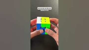 Rubik’s Cube Snake Eyes Pattern #shorts #youtubeshorts #trending  #viral #rubikscube
