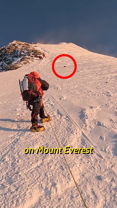 Don't do this on Mount Everest...