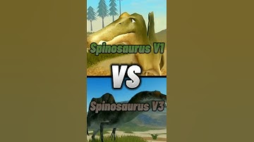 Spinosaurus V1 Vs Spinosaurus V3 | Dinosaur world mobile