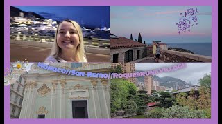 vlog. Выставки в Монако// Рестораны в Сан-Ремо//Roquebrune Village