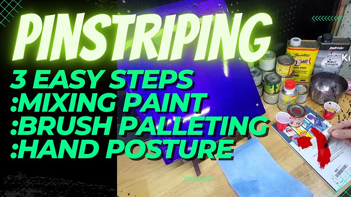 How to pinstripe for beginners- Part 2