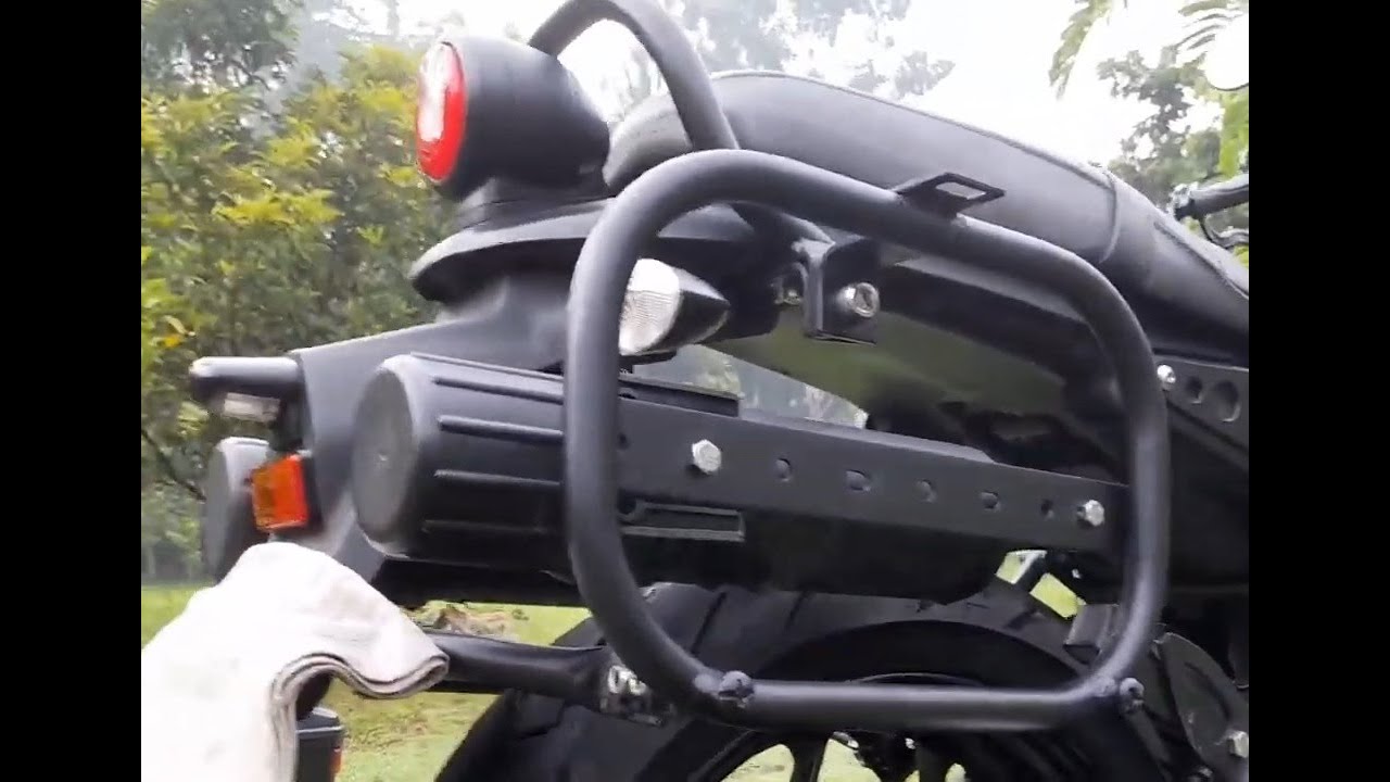 Pannier bracket easy to install ● plug and play ● yamaha XSR155