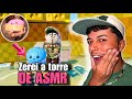 JOGUEI A TORRE MAIS SATISFATÓRIA FAZENDO ASMR NO ROBLOX 