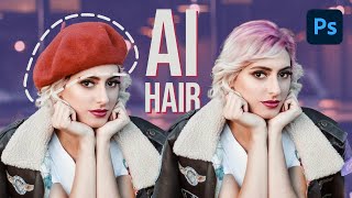 How to Change Hairstyle Using AI in Photoshop