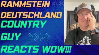 Rammstein - Deutschland (COUNTRY GUY REACTS)