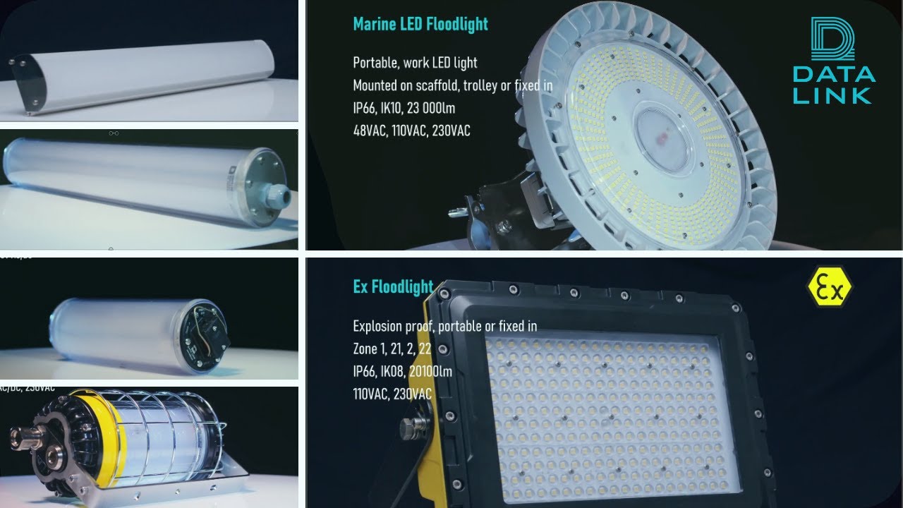 Data Link Led DATA LINK LED lighting | Explosion proof and marine lights | EX ATEX ...
