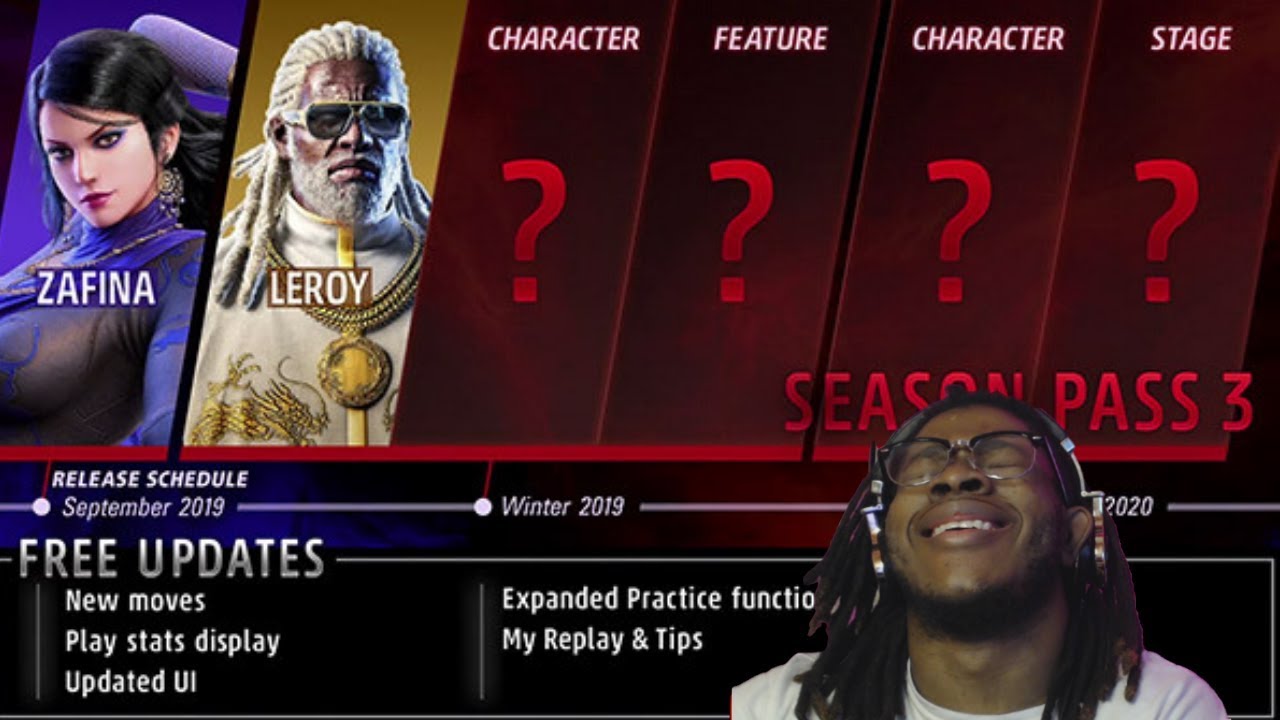 TEKKEN 7 SEASON 3 ANNOUNCEMENT LIVE REACTION!!