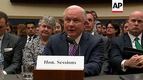 Sessions questioned qbout investigating Clinton