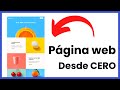 crea una página web (html y css) responsive