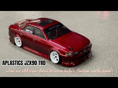 Rc Drift Car Body APlastics JZX90 Chaser Build, Paint