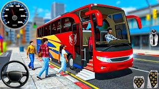 Real Bus City Driving 3D - US Luxury Coach Bus Passanger Simulator : Android Gameplay  screenshot 4