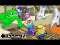 GARTEN OF BANBAN MONSTERS vs NOOB ALEX and MINON Chasing at 3:00 AM in MINECRAFT animations