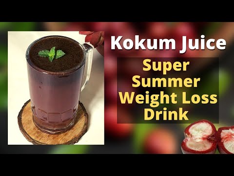 Kokum Juice Recipe | How to Make Healthy Kokum Sherbat | Garcinia Indica Juice For Weight