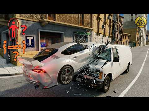 BeamNG.drive High-Speed Car Crashes #94 – Who Survives?