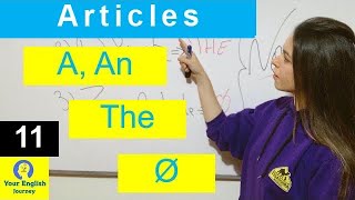 Articles in English - A /An / Tнe and Ø أدوات التعريف