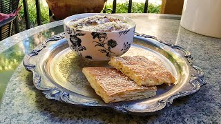 Persian Haleem ( Wheat , Lamb neck &amp; lamb shank porridge ) —حليم سنتى با گندم سبزه و گردن و ماهيچه