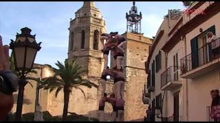 Sitges Festa Major Human Towers Display September 2009