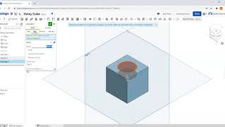 Celebrity Basic Features in Onshape 1 - Holey Cube Profile