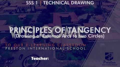 Principles of Tangency - SSS1 Technical Drawing