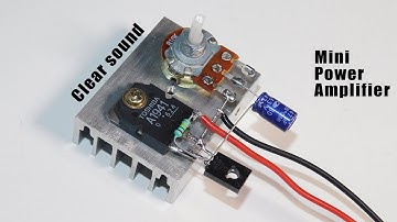 Mini Power Two Transistor Amplifier Circuit