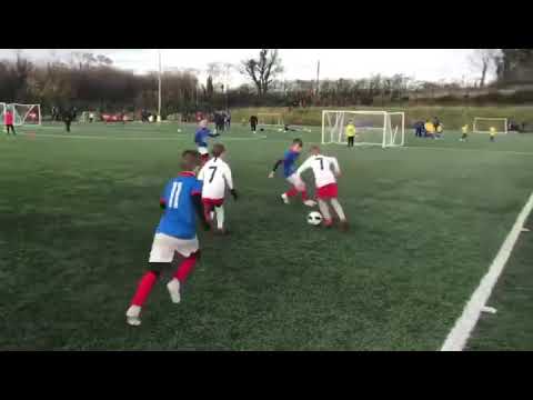 Check out this slide tackle.