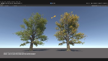 The Vegetation Engine for Unity ● ADS vs TVE SpeedTree Wind Motion Improvement