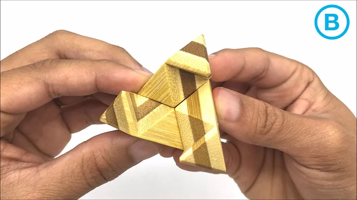 PicassoTiles 8 Styles Wooden Burr Logic Genius Skill Brain Teaser Puzzle - Wooden Star Puzzle PTP08